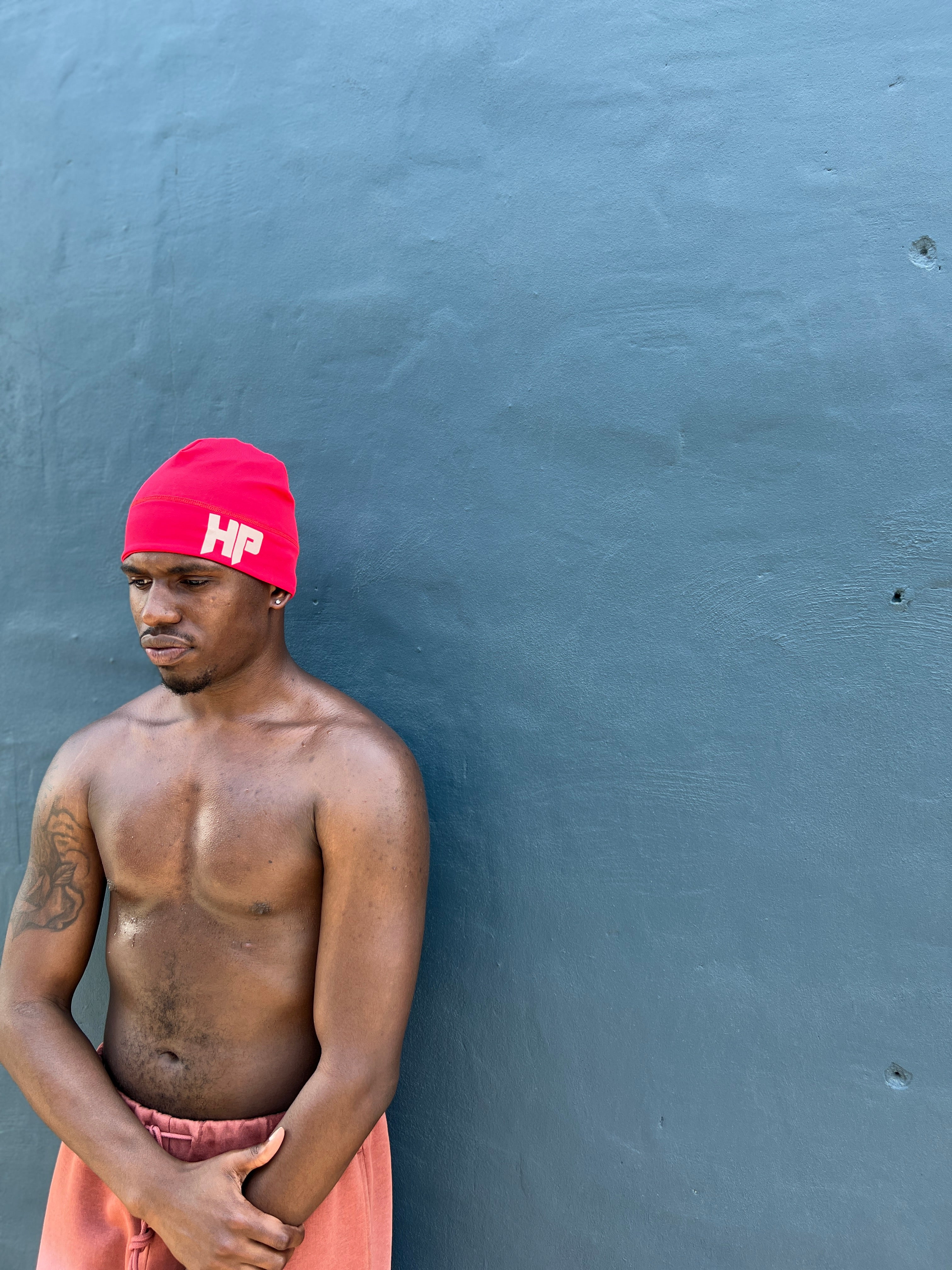 RED HP SKULLCAP