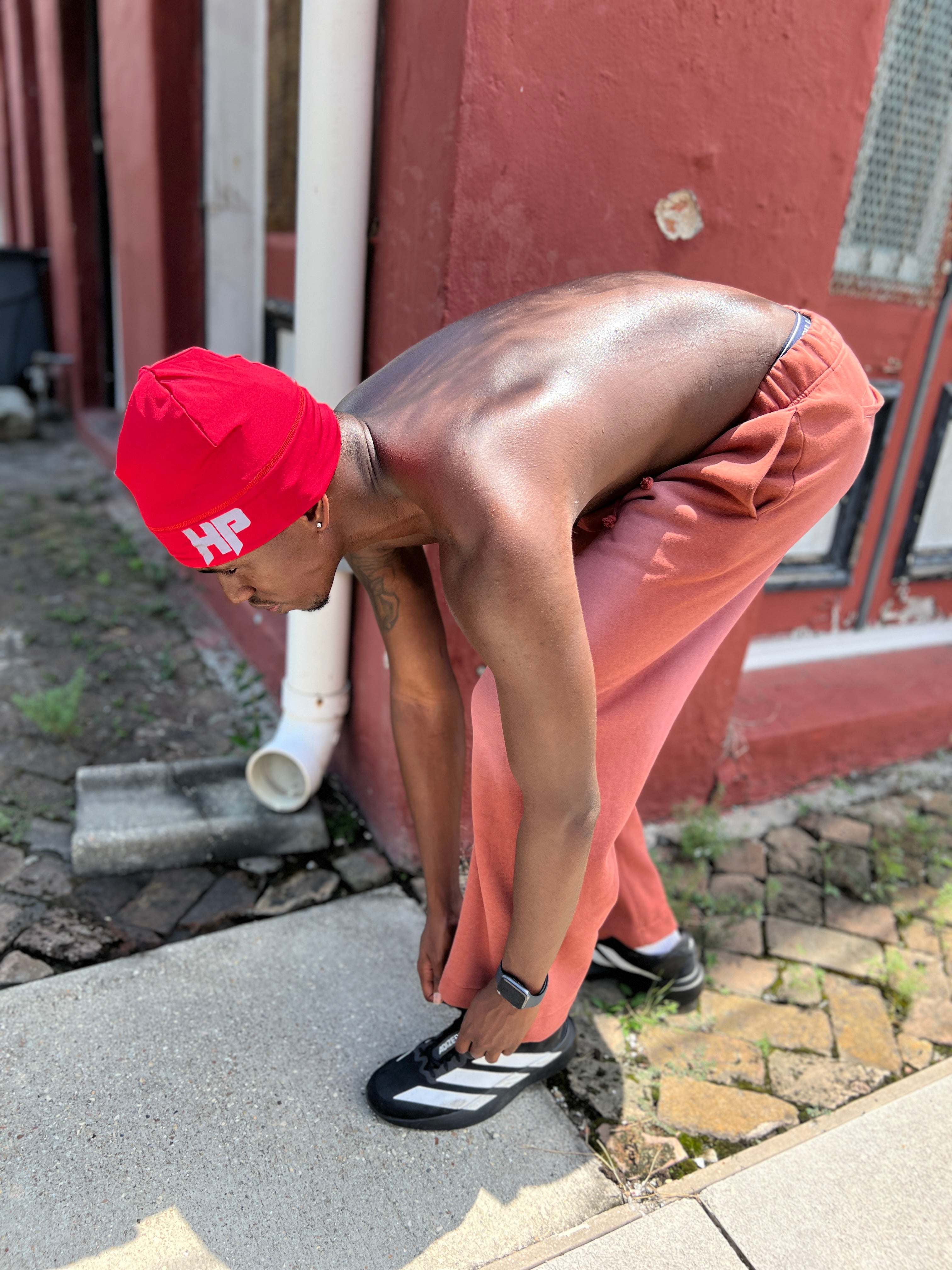 RED HP SKULLCAP